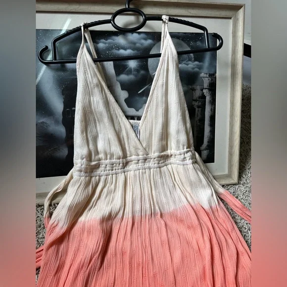 Ombre Maxi Dress with side slit - Picture 3 of 9